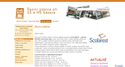 Desktop Screenshot of jidelna.zssazava.cz